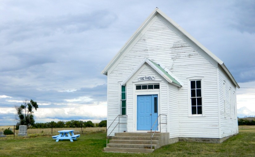 BBethel Church with blue door
